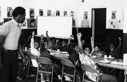 Black Panther liberation school, a main instrument of counter-hegemony in African-American communities